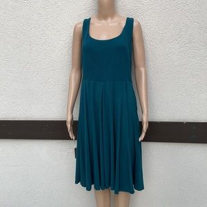 Maeve dress knit teal XL sleeveless